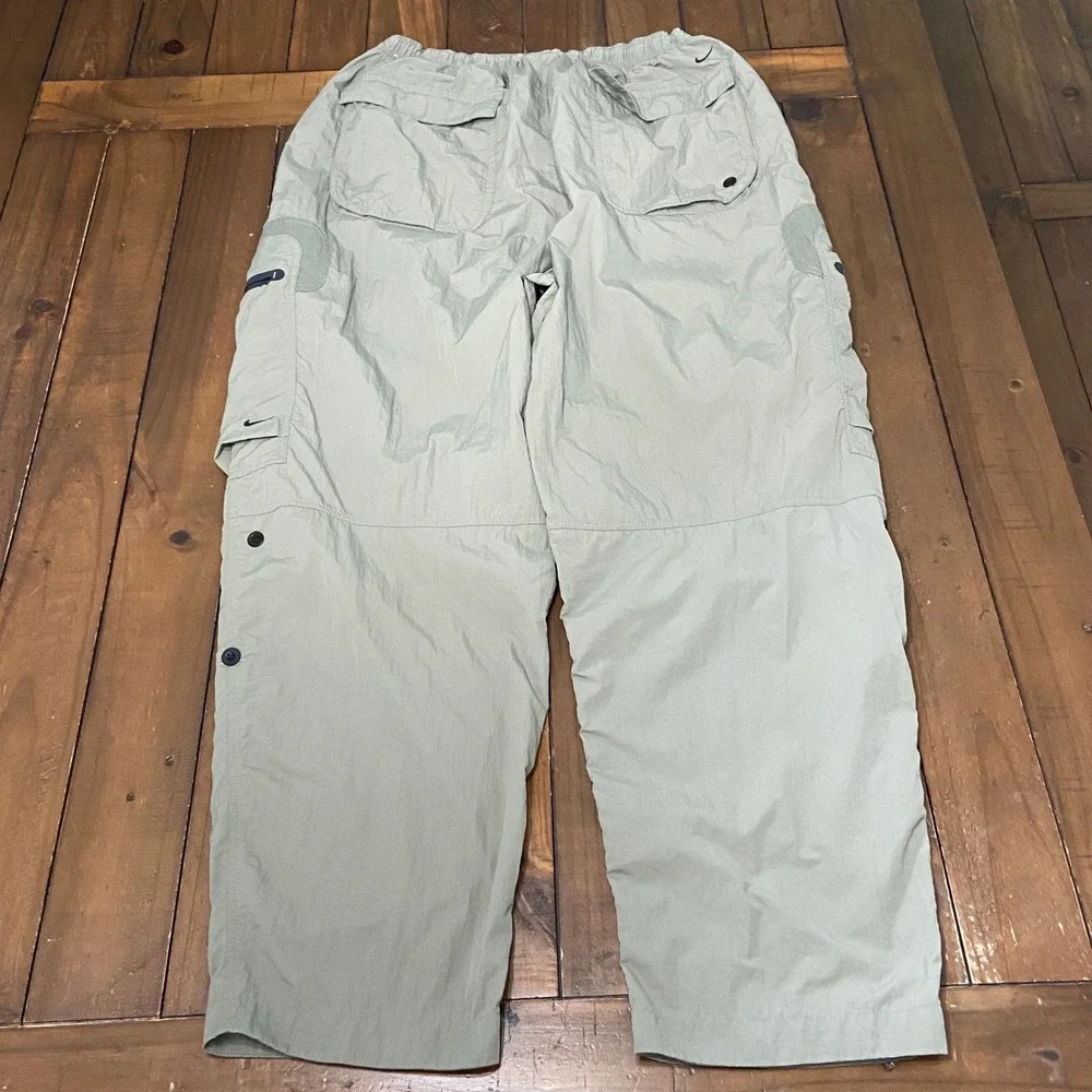 Nike Cargo Utility Pants Mens Large Sage Green Nylon Gorpcore Techwear Trousers